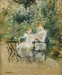 Im Garten; Dans le Jardin, ca. 1885