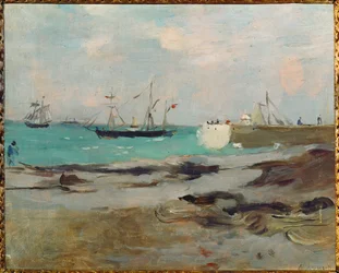 Die Hafeneinfahrt von Boulogne