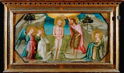 Die Taufe Christi mit Engeln