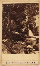 Stromschnellen und Kaskaden, Franconia Notch, New Hampshire