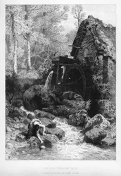Eine alte englische Mühle, 19. Jahrhundert