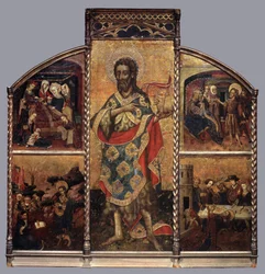 Altarbild des Heiligen Johannes des Täufers, ca. 1440