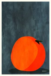 Lebendiges Orangen-Stillleben