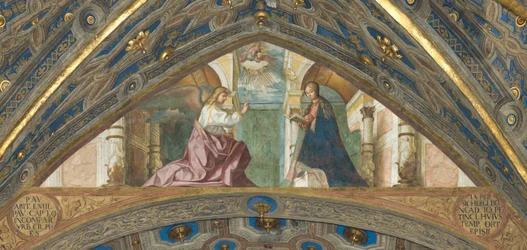 Apsis, Superarch, Boccaccio Boccaccino, Verkündigung 1506-07