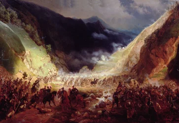 Schlacht im Rotenturm-Kanyon, 1871