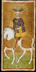 Ritter der Kelche. Tarotkarte, 1441-1444.