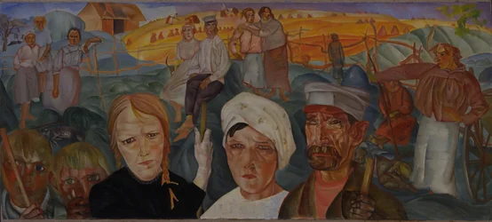 Bauernland aus der Serie Visages de Russie, 1917