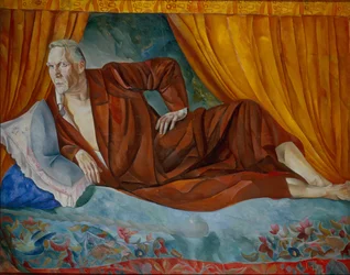 Porträt des Sängers Fjodor I. Schaljapin 1873-1938, 1918