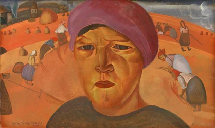 Russische Bäuerin aus der Serie Les Visages de Russie
