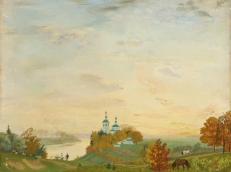 Über dem Fluss, Herbst, 1919
