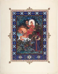 Vassilissa die Schöne - Illustration für das Märchen Vasilisa die Schöne