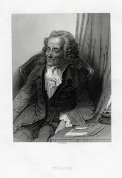 Voltaire, französischer Aufklärer, Essayist, Deist und Philosoph, 1884