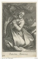 Heiliger Bonosus als Einsiedler