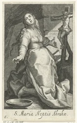 Heilige Maria als Einsiedlerin