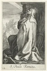 Heilige Paula von Rom als Einsiedlerin