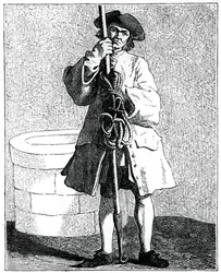 Ein Brunnenreiniger, 1737-1742