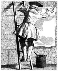 Plakatkleber, 1737-1742