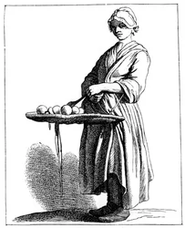 Obsthändlerin, 1737-1742