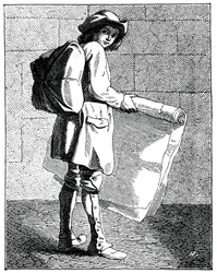 Der Druckverkäufer, 1737-1742