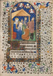 Stundenbuch Gebrauch von Paris: Anbetung der Heiligen Drei Könige