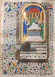 Stundenbuch Gebrauch von Paris: Darstellung im Tempel, ca. 1420