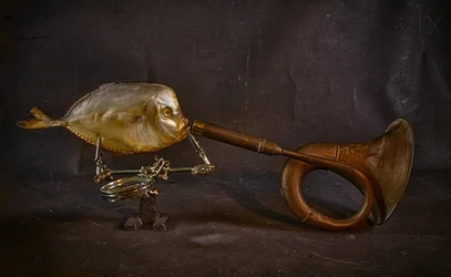 Surreales Fischhorn