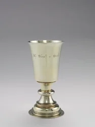Abendmahlskelch, gefertigt von DR, 1671-1672