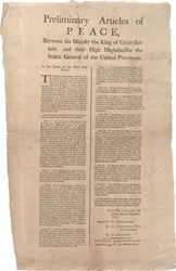 Vorläufige Friedensartikel zwischen Großbritannien und den Vereinigten Provinzen, 02. September 1783