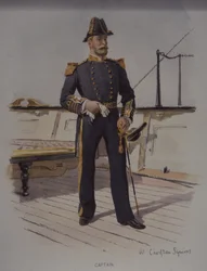 Kapitän der Royal Navy, späte 19. Jahrhundert