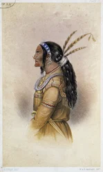 Krieger Kuteka Kutchin, in „Arctic Searching Expedition: ein Tagebuch einer Bootsfahrt durch Rupert