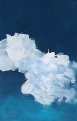Abstrakte Blaue Wolkenlandschaft