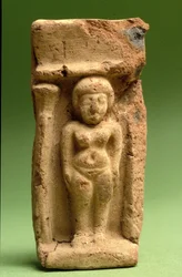 Aschera-Figurine, kanaanitisch, 999-600 v. Chr.