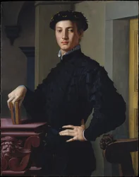 Ritratto di giovane uomo con libro