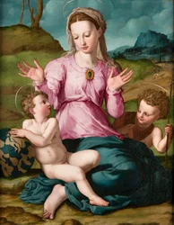 Madonna mit Kind und Johannes dem Täufer