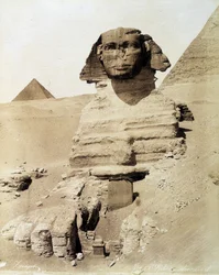 Die Sphinx - Fotografie der Zangali Brüder, späte 19. Jahrhundert