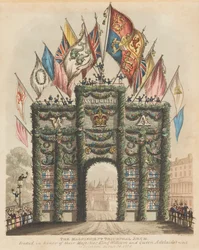 Triumphbogen für König Wilhelm IV. und Königin Adelaide