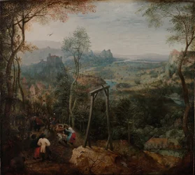 Die Elster auf dem Galgen