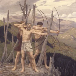 Die Bogenschützen, 1917