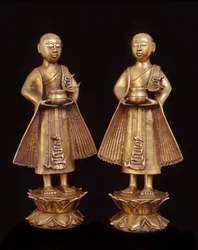 Mönche im Shan-Stil