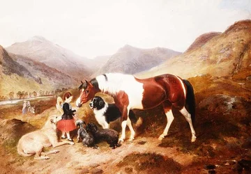 Hochlandszene