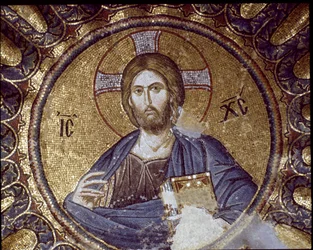 Christus Pantokrator (oder Christus in Herrlichkeit) (Mosaik, 5.-14. Jahrhundert)