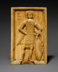 Ikone mit dem Heiligen Demetrios, 950-1000