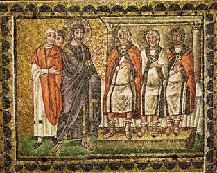 Christus vor Kaiphas und den Hohepriestern