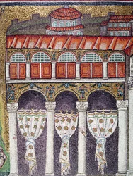 Linker Flügel des Palazzo di Teodorico, 527-99 (Detail)