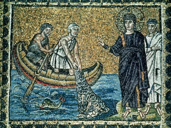 St. Andreas und St. Peter antworten auf den Ruf Jesu, aus dem Hauptschiff