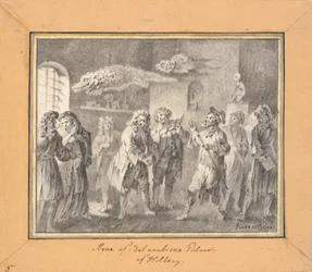 Szene aus Ludvig Holbergs "Das arabische Pulver"