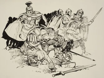 Tod von Kaiser Julian (331-63)