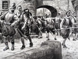 Die Geschichte Frankreichs – Soldaten versammeln sich in Paris