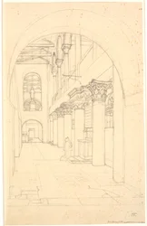Ein Teil der Kirche S. Lorenzo fuori le Mura, Rom