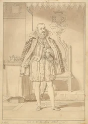 Frederik II. in Krönungsgewand